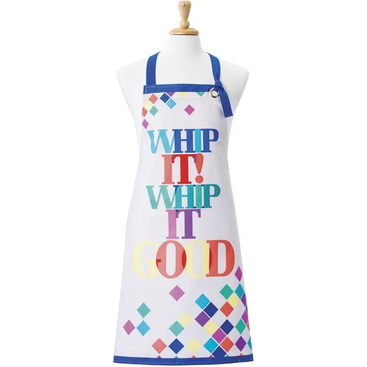 Schürze Whip it, Whip it good Küchenschürze Kochschürze Grillschürze Latz Latzschürze Baumwolle