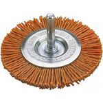 wolfcraft 1 Nylon-Scheibenbürste S=6 mm ø75 mm