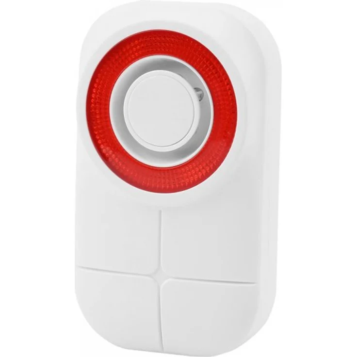 Olympia 6109 Alarmsysteme Außensirene-NEU, 1.5 V, Rot, weiß – Bild 1