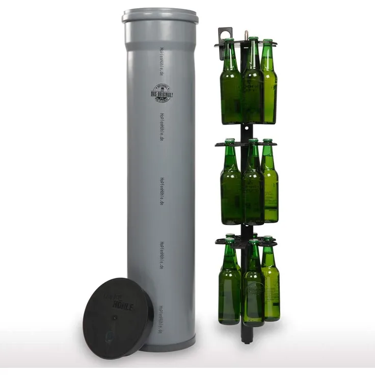 HopfenHöhle Outdoor Erdloch Bierkühler für 15 Flaschen, 20 cm