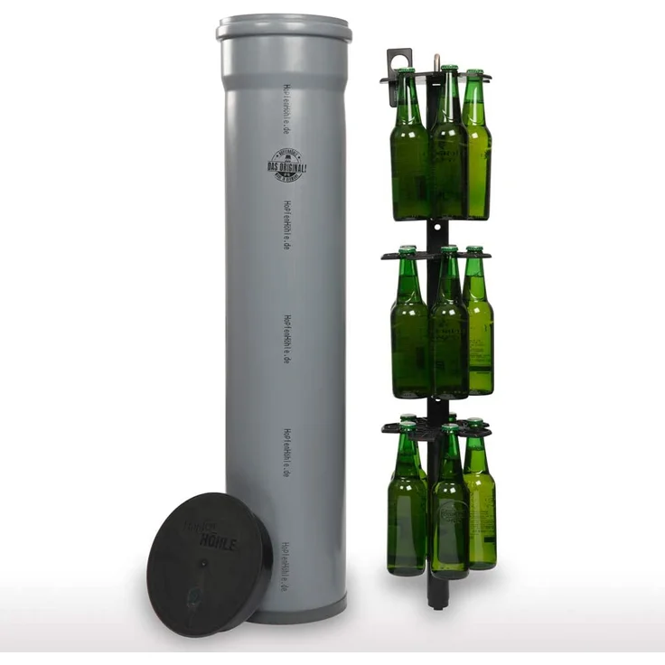 HopfenHöhle Outdoor Erdloch Bierkühler für 15 Flaschen, 20 cm – Bild 1