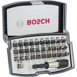 Bosch Professional 32tlg. Schrauberbit Set (Extra Hart-Schrauberbit, Zubehör Bohrschrauber und Schraubendreher)
