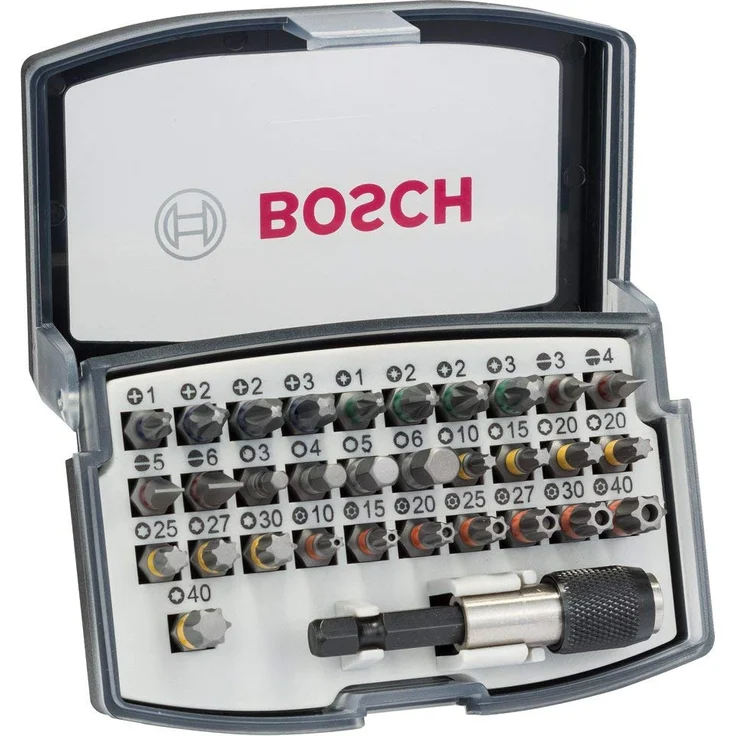 Bosch Professional 32tlg. Schrauberbit Set (Extra Hart-Schrauberbit, Zubehör Bohrschrauber und Schraubendreher) – Bild 1