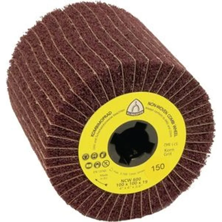 Klingspor 258905 Schleifmopräder NCW 600, 100X100X19 mm, 1 Stk. Korn: 80 Coarse