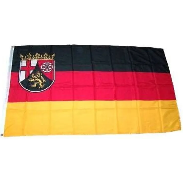 MM Rheinland-Pfalz Flagge/Fahne, 150 x 90 cm, wetterfest, mehrfarbig, 16199