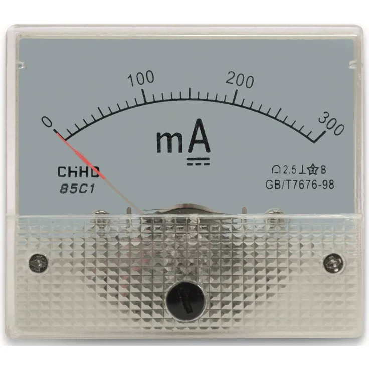 Einbau-Messinstrument, 0...300 mA-