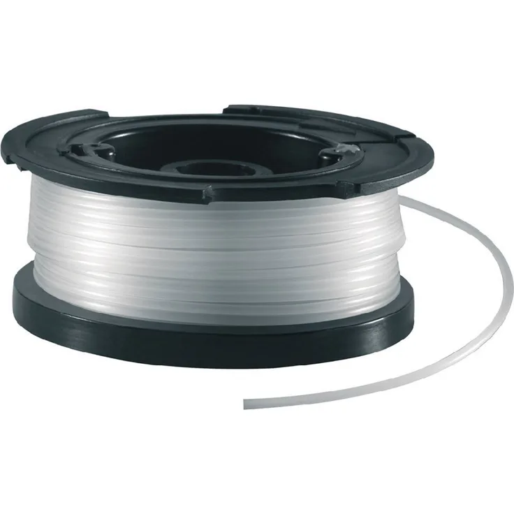 Black+Decker vollautomatische Einzelfadenspule (für Rasentrimmer 10 m Länge, 1,5 mm Fadendurchmesser) A6481