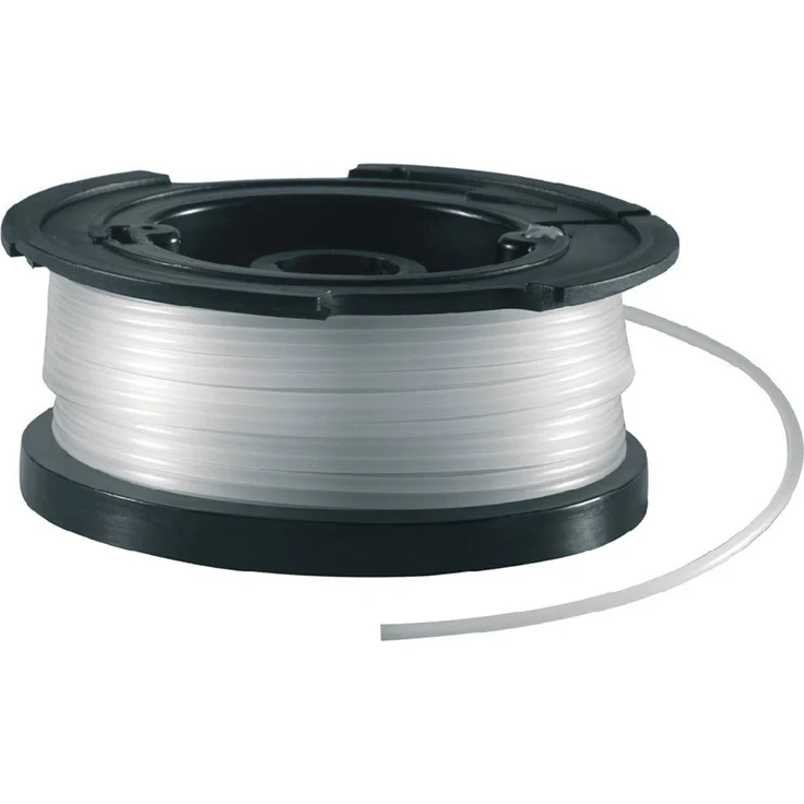 Black+Decker vollautomatische Einzelfadenspule (für Rasentrimmer 10 m Länge, 1,5 mm Fadendurchmesser) A6481 – Bild 1