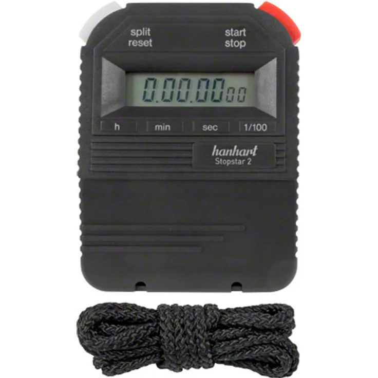 ORIGINAL Hanhart Stoppuhr Stopstar 2 Stop Watch Stopuhr Uhr inkl. Batterie