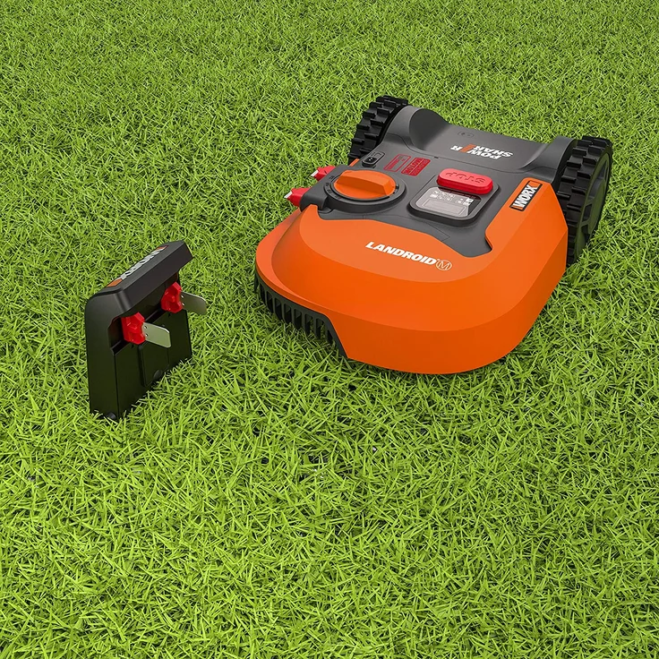 WORX Landroid M WR141E Mähroboter für Rasenflächen bis 500 m², 18 cm Schnittbreite PowerShare – Bild 5
