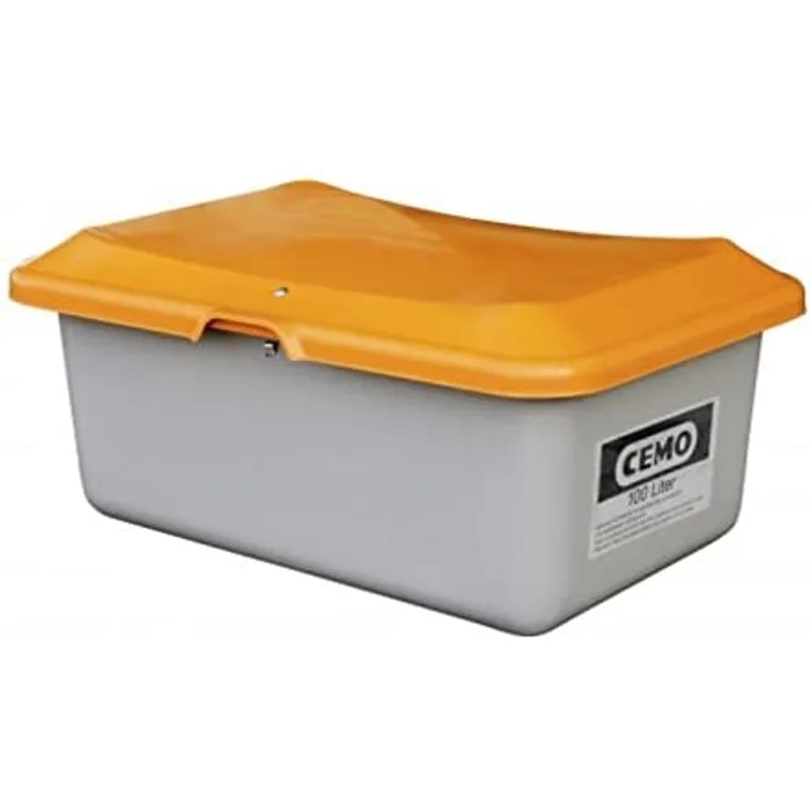 Cemo Streugutbehälter 100l grau/o ohne Entnahmeöffnung