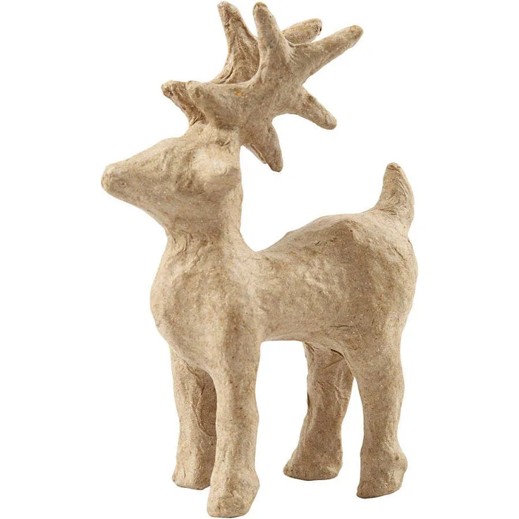 Rentier, H: 12,8 cm, L: 8,6 cm, 1 Stück