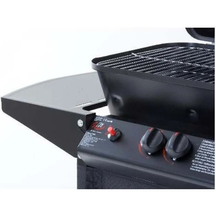 Tepro Lavasteingasgrill Irvine - Grillwagen mit Rollen, Schwarz – Bild 5