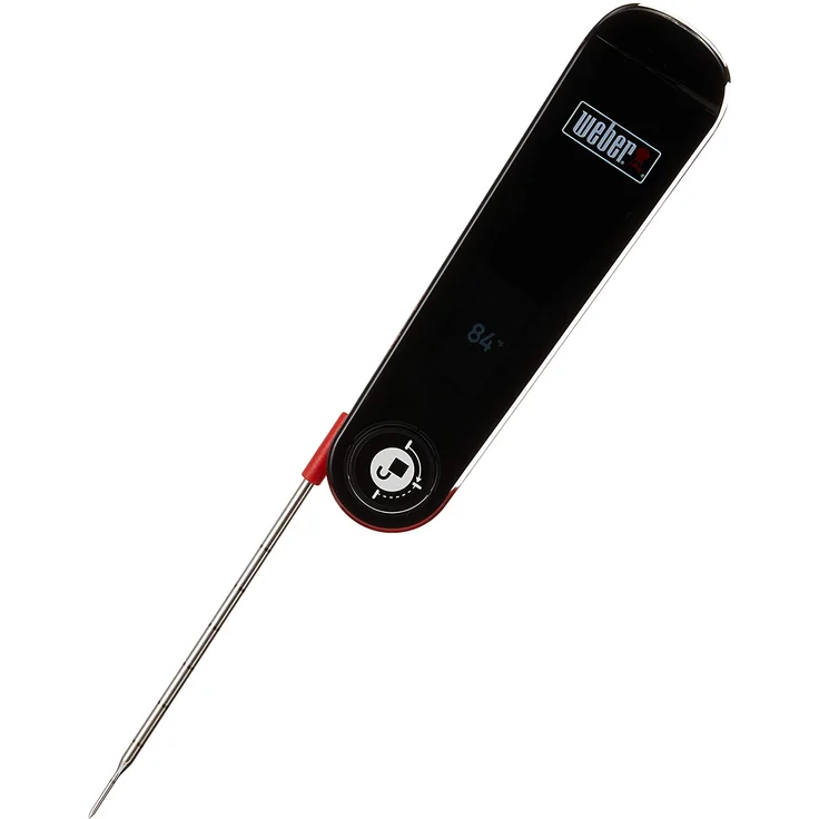 Weber Digitalthermometer klappbar, schwarz, 3.2 x 10.8 x 5 cm, 6752 – Bild 1