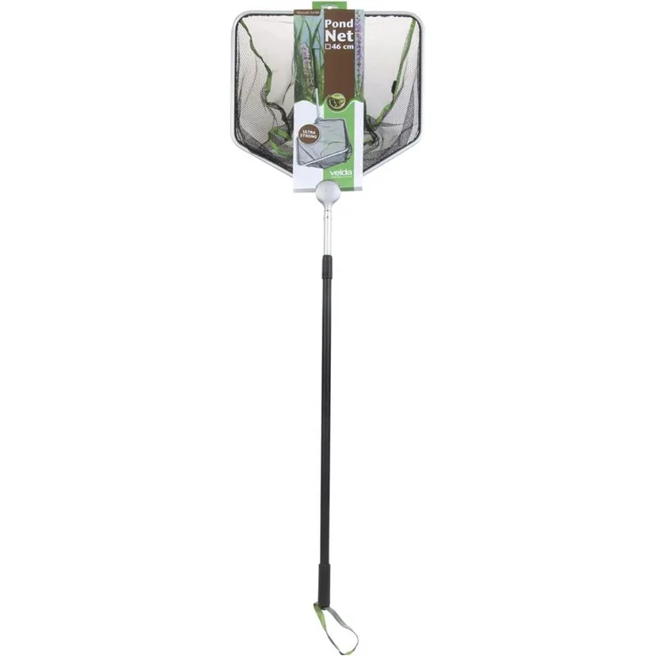 Velda Teichkescher quadratisch 46 cm mit Teleskopstiel