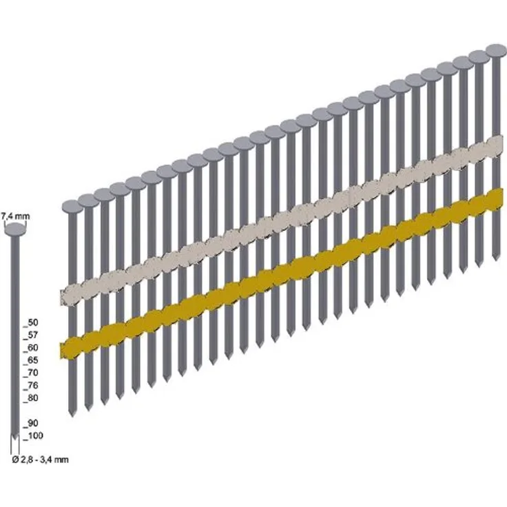 Prebena Rundkopfnagel a 3000 St RK31-65BK