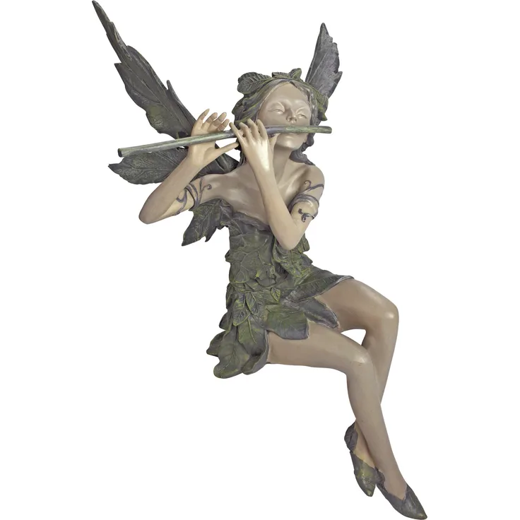Design Toscano sitzende Feenfigur, Maße: 26,5 x 34,5 x 48,5 cm
