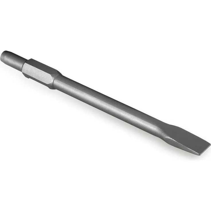 Eberth - Flachmeißel Ersatzmeißel für Abbruchhammer (390x30mm, passend für Abbruchhammer mit 30mm SDS HEX Sechskant Aufnahme)