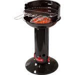 Barbecook Holzkohlegrill Säulengrill Stand-Grill rund 75 cm, schwarz, 41,1x41,1x75,5 cm