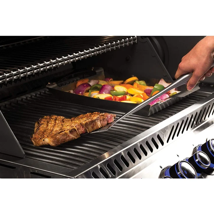 Napoleon 70034 Commercial Grillbesteckset Grillwerkzeug, Edelstahl, 3 Stück – Bild 4