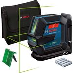 Bosch GLL 2-15 G Linienlaser Laserfarbe Grün Max. Reichweite 15 m IP 64 mit Batterien
