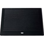 Grillplatte, 41,3 x 30,5 cm, beidseitig nutzbare Grillplatte für Gasgrill, Kohlegrill und Elektrogrill