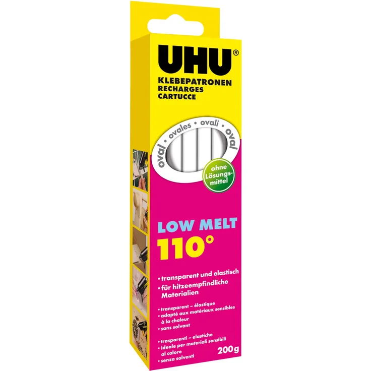 UHU 48630 Klebepatronen, LT 110, 200 g, transparent