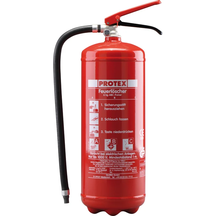 Protex Feuerlöscher PD 6 GA Pulver 6 kg