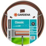 GARDENA Classic Schlauch 19 mm (3-4 Zoll), 20 m: Universeller Gartenschlauch aus robustem Kreuzgewebe, 22 bar Berstdruck, UV-beständig, ohne Systemteile, 12 Jahre (18022-20)