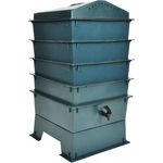 vidaXL Wurmfarm 4 Fächer 42x42x60 cm