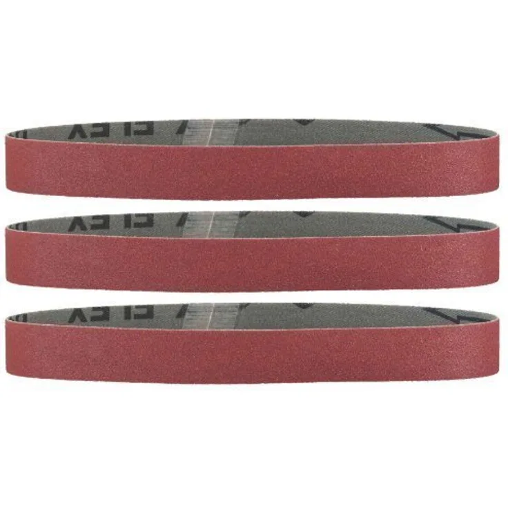 Metabo Schleifbänder (3 Stück, Körnung P 120, Abmessung 50x1020 mm, für Metall, Gusseisen, Kunststoffe usw.) 629066000