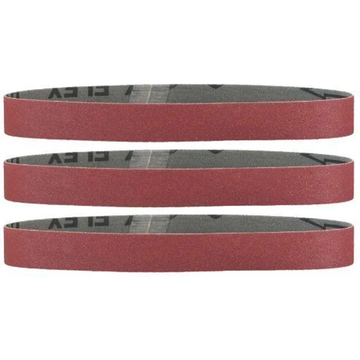 Metabo Schleifbänder (3 Stück, Körnung P 120, Abmessung 50x1020 mm, für Metall, Gusseisen, Kunststoffe usw.) 629066000