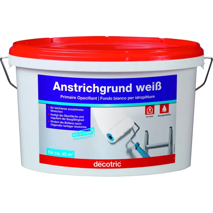 Decotric Anstrichgrund weiß 5 l