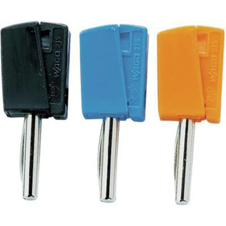 Wago 215-311 Bananenstecker, Schwarz