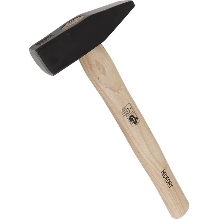 WGB Schlosserhammer Basic+ mit Hickorystiel ohne Schlagschutz 300 g