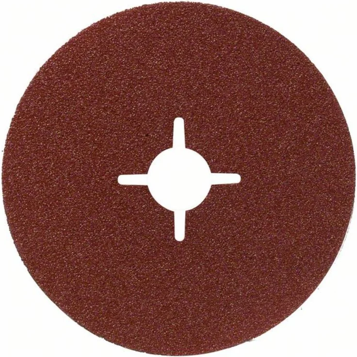 Bosch Professional Fiberschleifscheibe (für Winkelschleifer verschiedene Materialien, Ø 125 mm, Körnung 36)