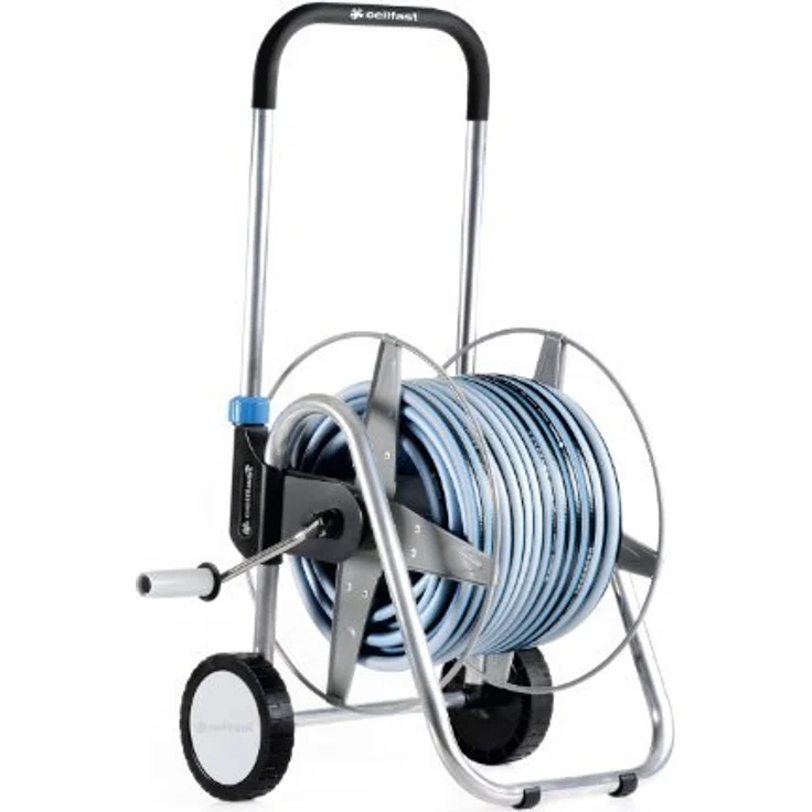 Cellfast Satz Metallschlauchwagen EXPLORER aus hochwertigem Stahl und Aluminium mit komfortabler Schlauchführung 1-2, 50m, 55-060 – Bild 1