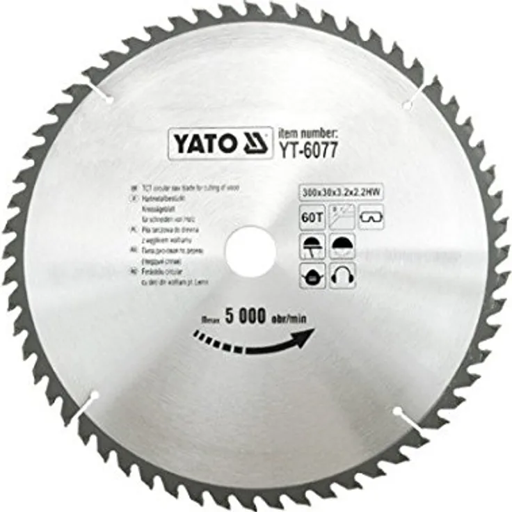 Yato YT-6077 ? Carbid-Kreissägeblatt 300 x 60 x 30 mm