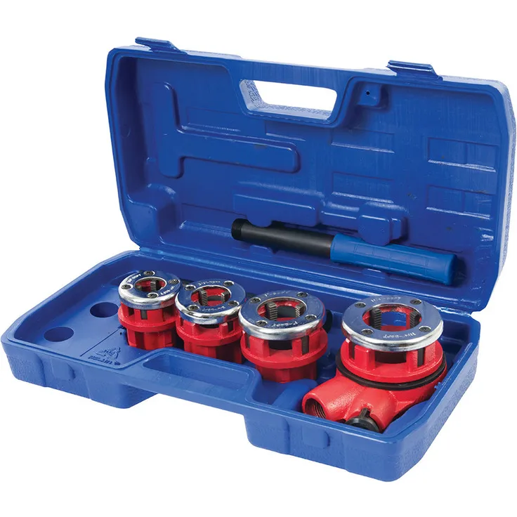 Silverline 868556 Rohrgewindeschneidsatz 13, 19, 25 & 32 mm-Zoll-BSP
