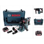 Bosch Professional GBH 18 V-26 Akku Bohrhammer SDS-Plus in L-Boxx mit GDE 18 V-16 Staubabsaugung + 1x GBA 6 Ah Akku, ohne Ladegerät