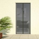 Magnet Lamellenvorhang DELUXE 100x220cm schwarz 101380105-VH