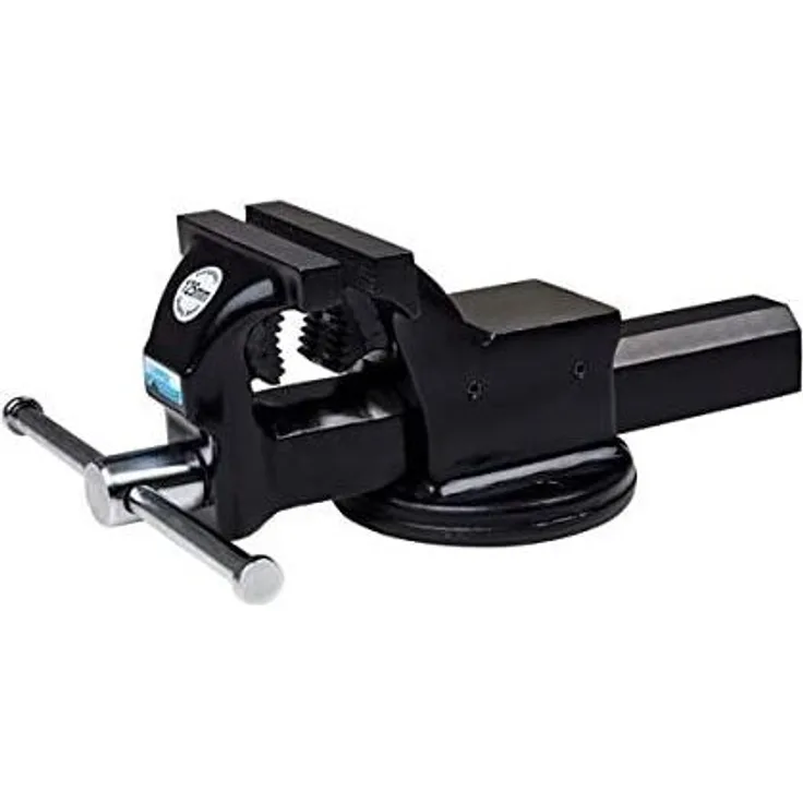 Massiver Stahlschraubstock 125 mm - - Kupper