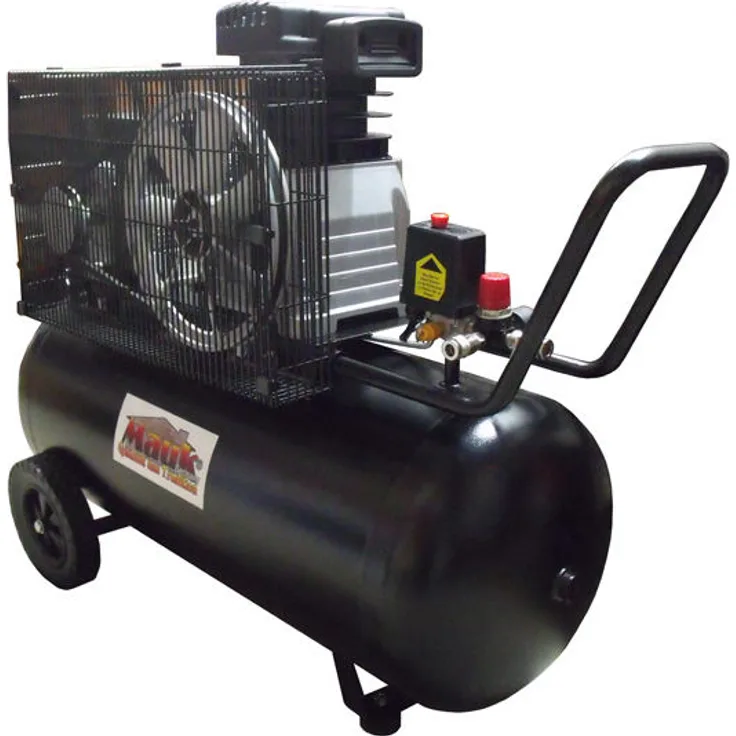 MAUK Druckluft Kompressor mit Riemenantrieb - 90 l, 2200 W, 8 bar - Mauk
