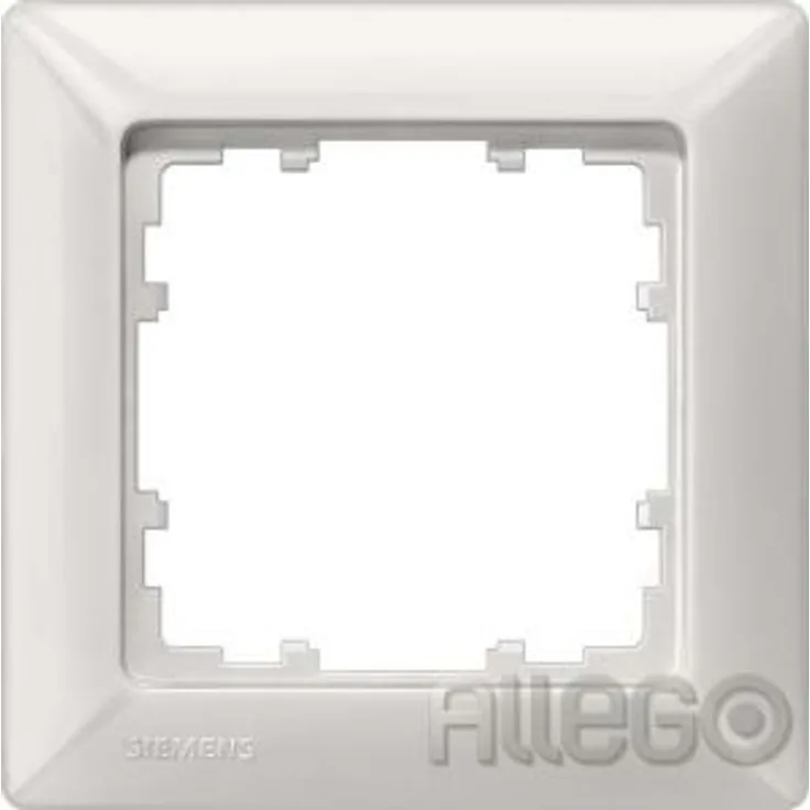 Siemens Rahmen 1f 5TG2551-0 DELTA line, titanweiss Siemens Rahmen 1f 5TG2551-0 D