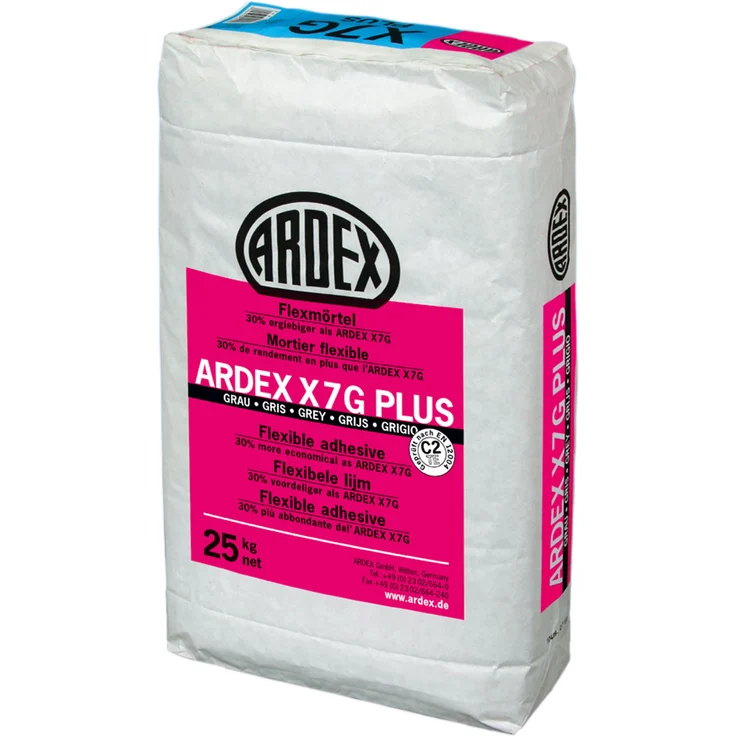 ARDEX X 7 G Plus Flexmörtel Fliesenkleber 25 kg Sack – Bild 1