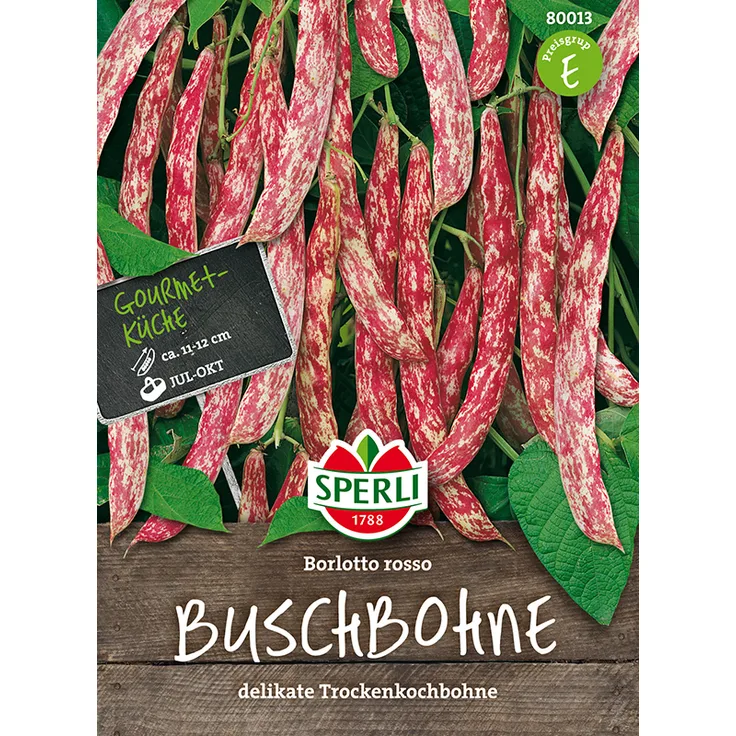 Sperli Buschbohne Borlotto rosso