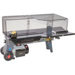 STAHLMANN Hydraulik-Holzspalter, 7 Tonnen Spaltkraft, stufenlos verstellbarer Spaltweg, liegend, 2.300 Watt