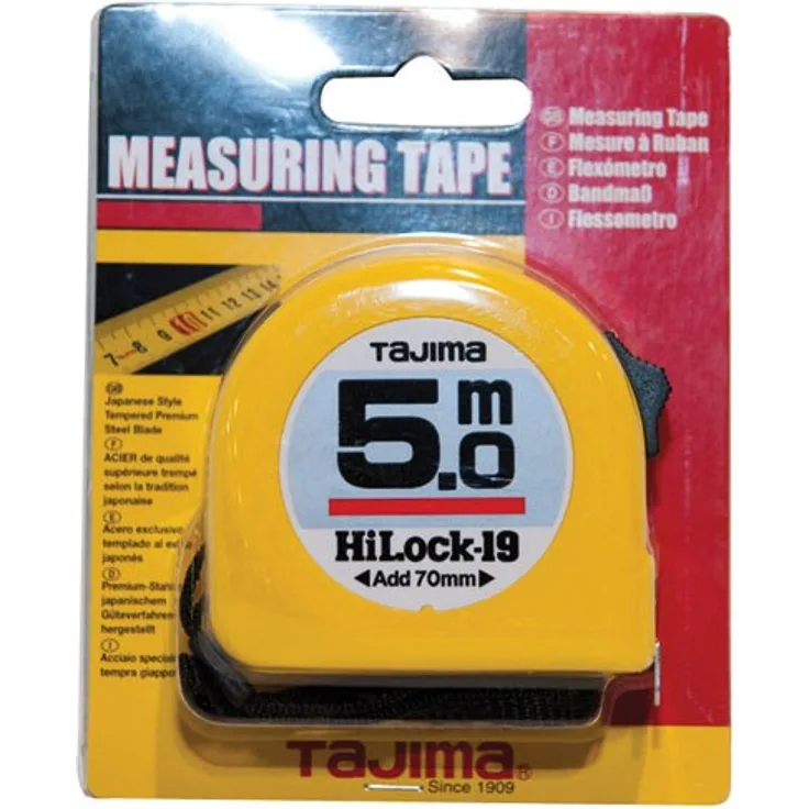 TAJIMA HI-LOCK Bandmass 5m-19mm gelb, TAJ-11077