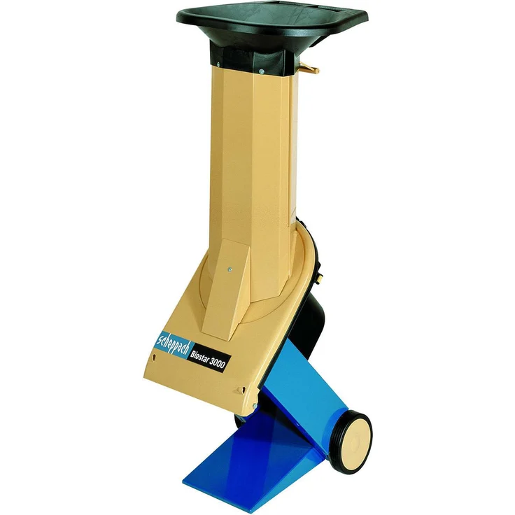 Scheppach Häcksler BIOSTAR 3000 Gartenhäcksler - 400V, 3500 Watt Leistung, Ast- Ø 50 mm, Made in Germany, Wattendemesser, inkl. Fahrvorrichtung – Bild 1