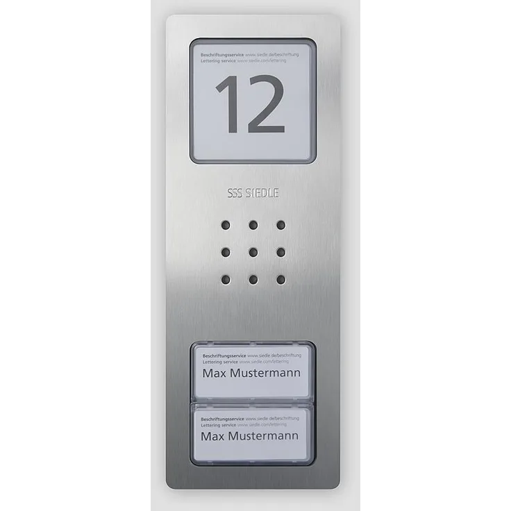 Siedle und Söhne CA 850-2 E Audio-Türstation Compact Edelstahl 210008734-00